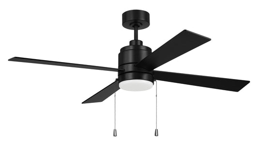McCoy 52 4 Blade with Pull Chains 52" Ceiling Fan in Flat Black