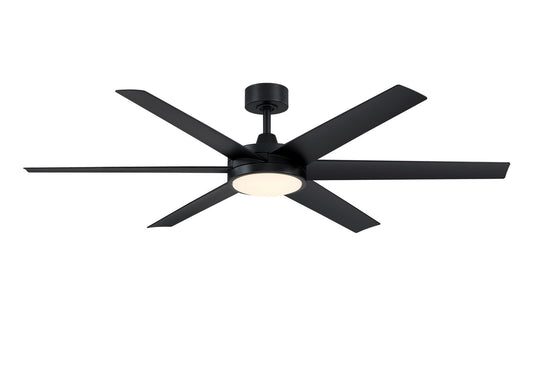 Brawn 64" Ceiling Fan in Black