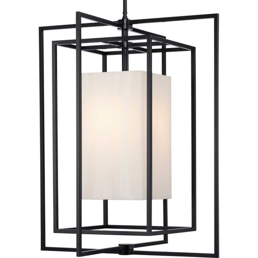 Point Dume-Shadmore One Light Outdoor Pendant in Matte Black