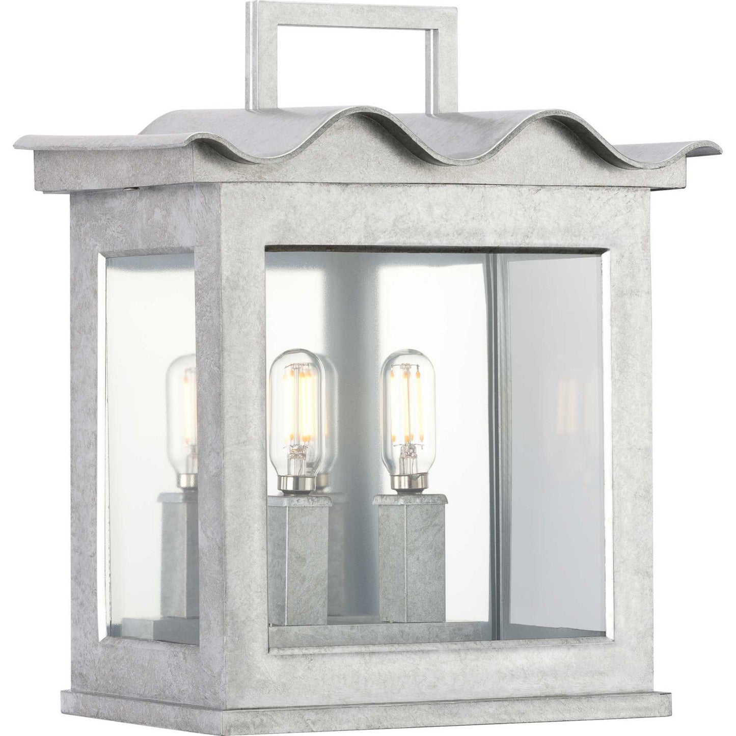 Point Dume-Seamoor Two Light Outdoor Wall Lantern in Galvanized