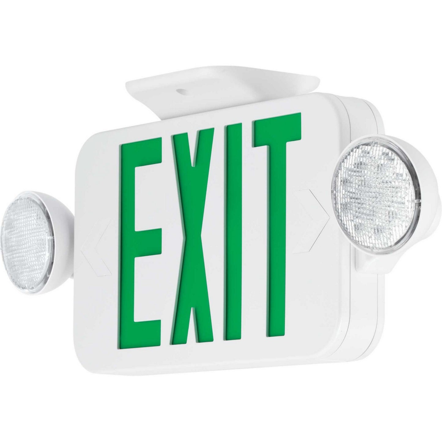 Exit Signs LED Combination Exit/Emergency Light in White