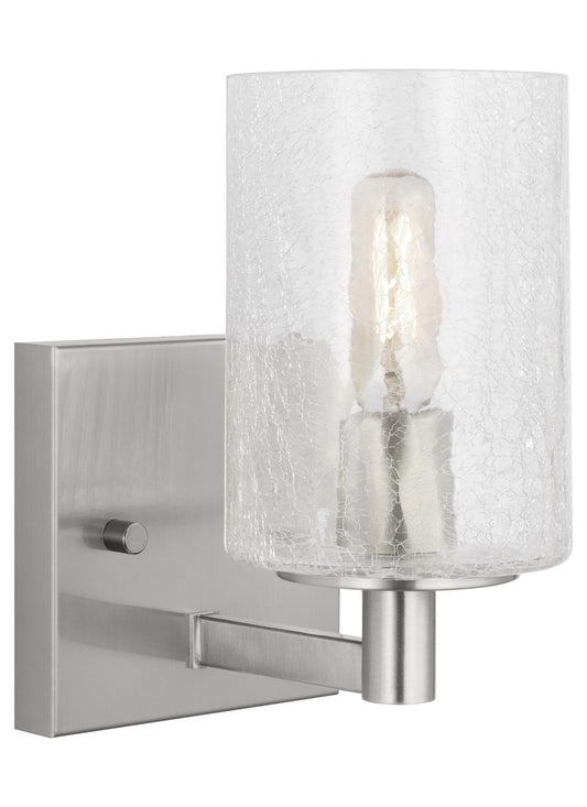 Parker One Light Wall / Bath Sconce in Brushed Steel