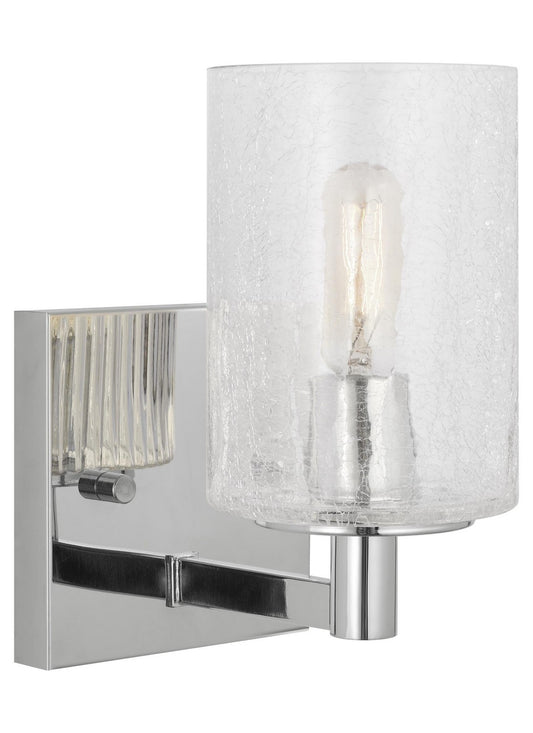 Parker One Light Wall / Bath Sconce in Chrome