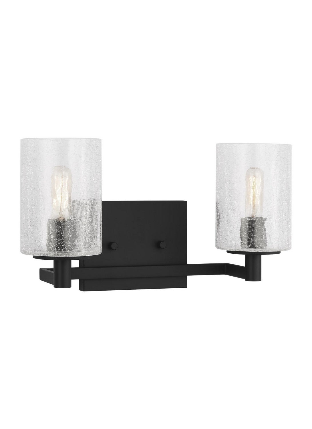Parker Two Light Wall / Bath in Midnight Black