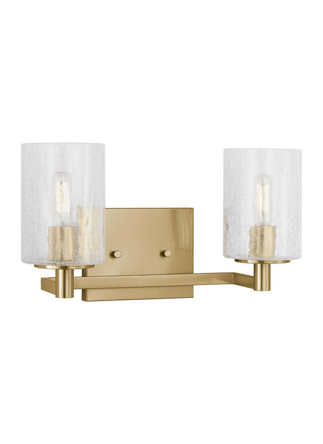 Parker Two Light Wall / Bath in Satin Brass