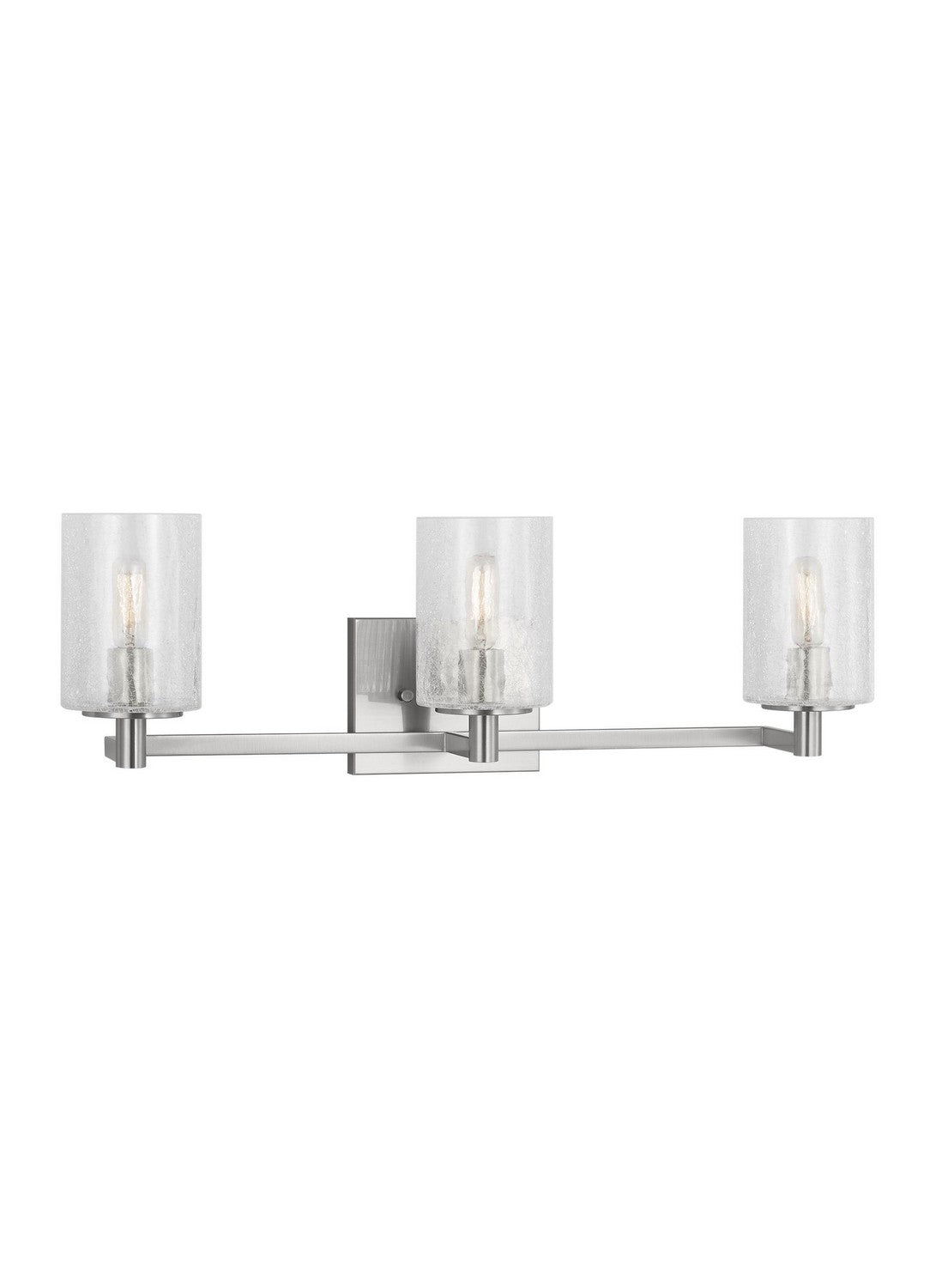 Parker Three Light Wall / Bath in Brushed Steel