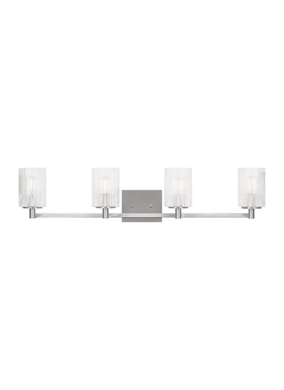 Lando Four Light Wall / Bath in Brushed Steel
