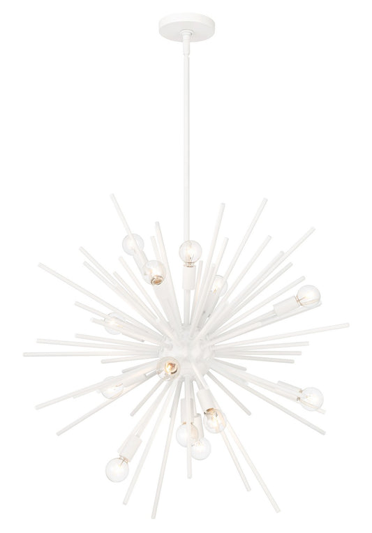 Bessel 15 Light Pendant in Sand White