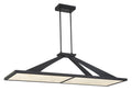 Stiles LED Island Chandelier in Sand Coal Black