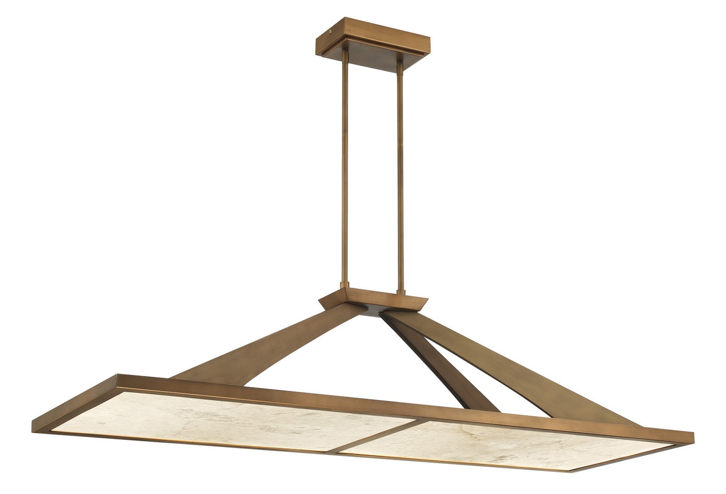 Stiles LED Island Chandelier in Ashen Gold