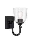 Antonia One Light Bath Vanity in Coal Black