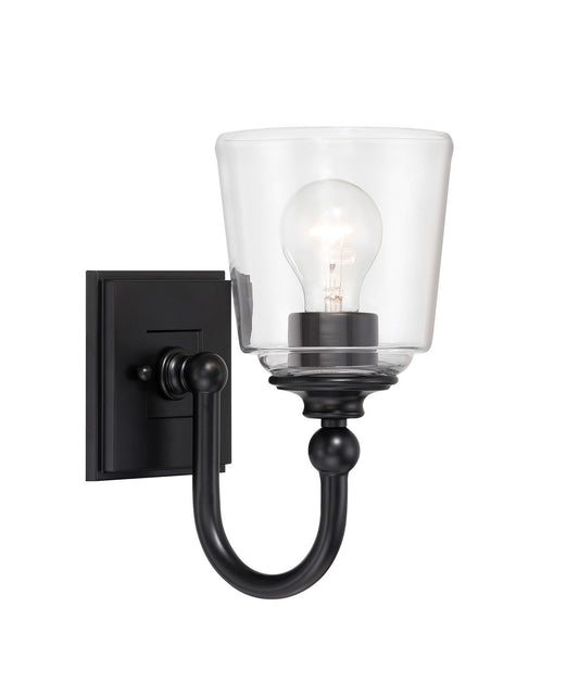 Antonia One Light Bath Vanity in Coal Black
