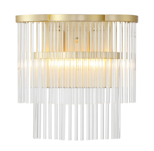 Azura Two Light Wall Sconce in Heirloom Brass