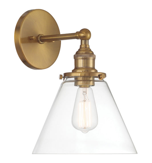 Barwell One Light Bath Vanity in Oxidized Aged Brass