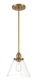 Barwell One Light Mini Pendant in Oxidized Aged Brass