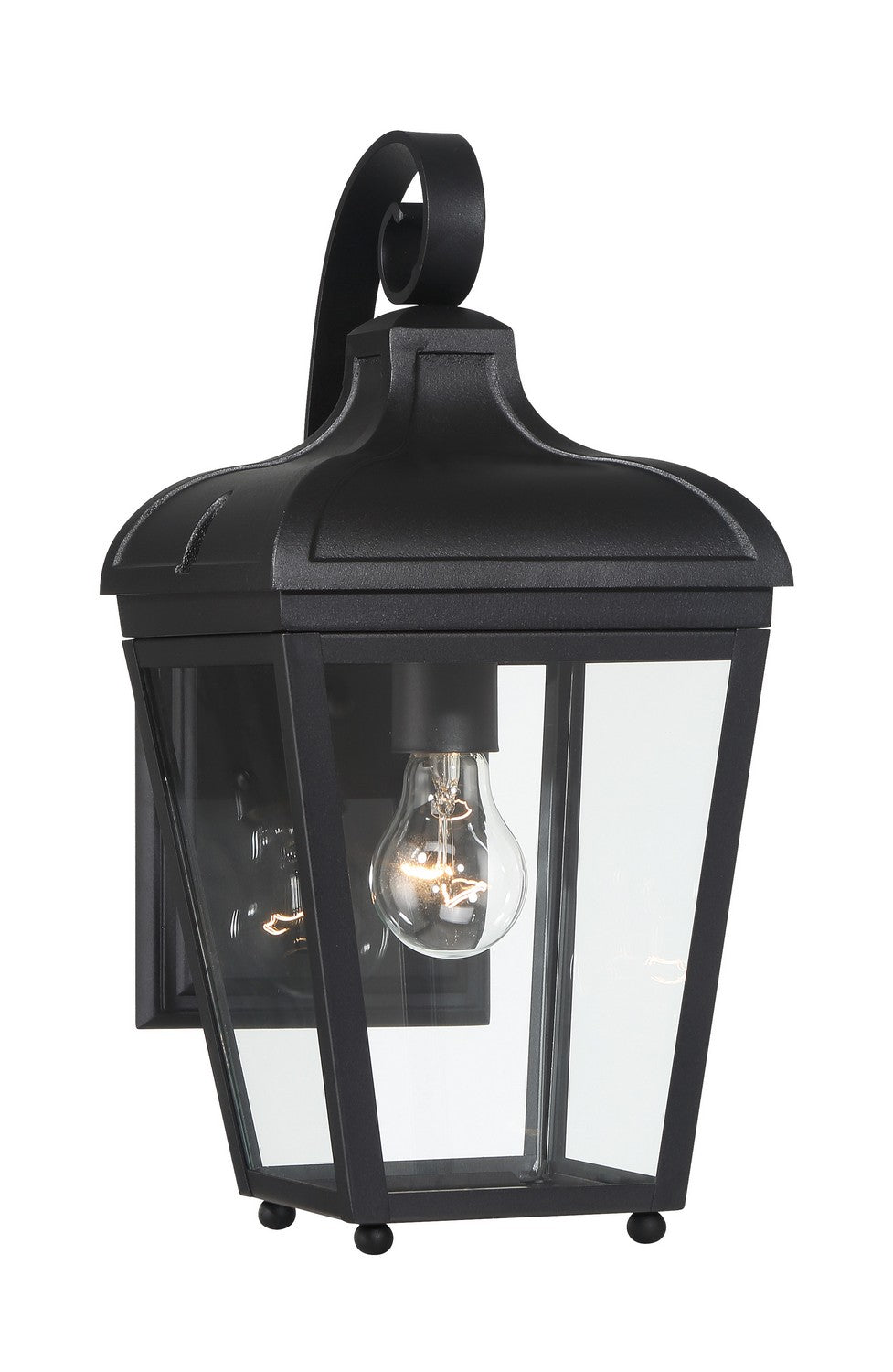 Marquee One Light Outdoor Wall Mount in Sand Coal