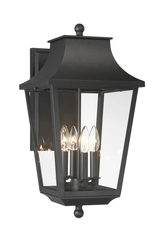 Altimeter Four Light Outdoor Wall Mount in Sand Coal