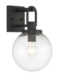 Wenston One Light Outdoor Wall Mount in Sand Coal