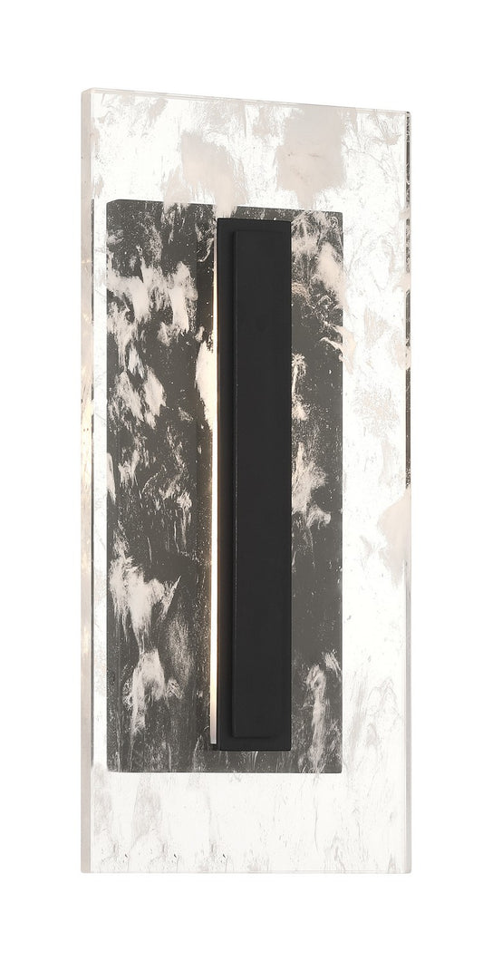 Temecula LED Outdoor Wall Mount in Sand Coal Black