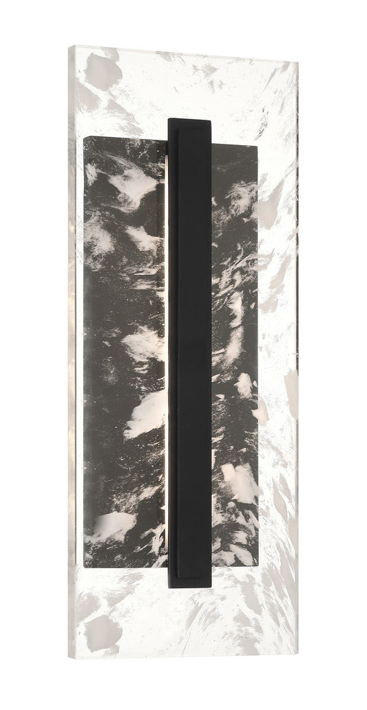 Temecula LED Outdoor Wall Mount in Sand Coal Black