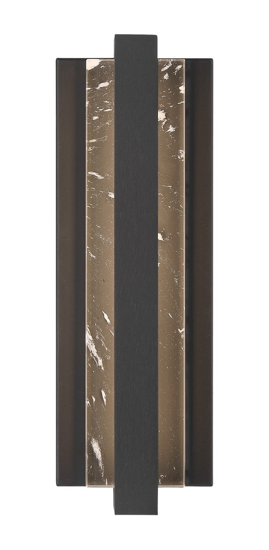 Hvar LED Outdoor Wall Mount in Sand Coal Black