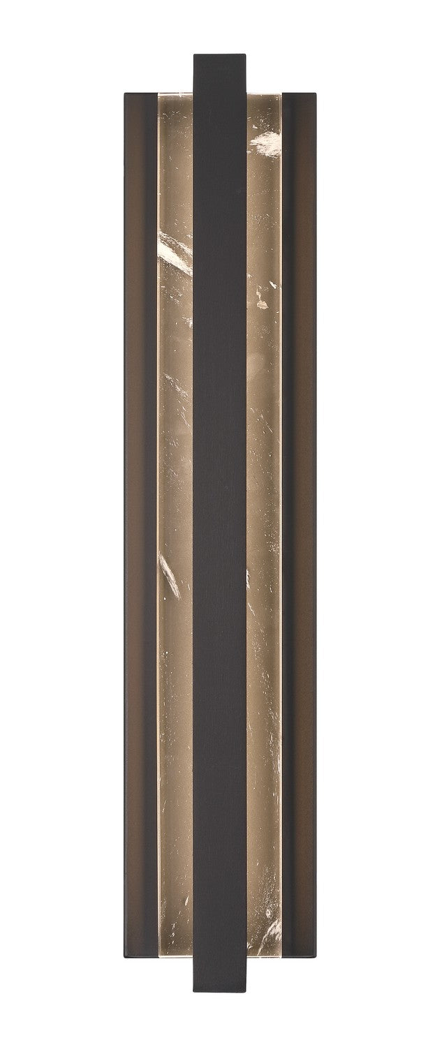 Hvar LED Outdoor Wall Mount in Sand Coal Black