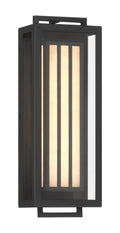 Eastly LED Outdoor Wall Mount in Sand Coal Black
