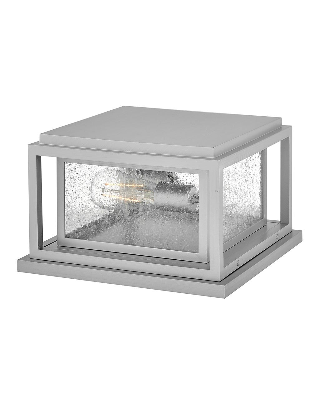 Republic LED Pier Mount in Satin Nickel