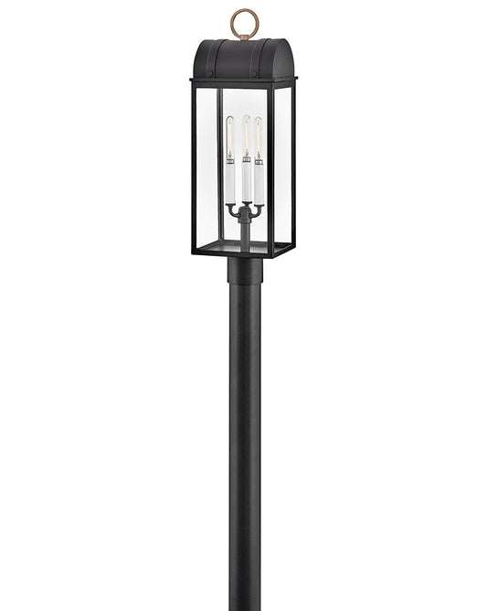 Hinkley - 10661BK-BU - LED Post Mount - Campbell - Black