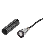 Sparta - Dot LED Button Light in Stainless Steel Black