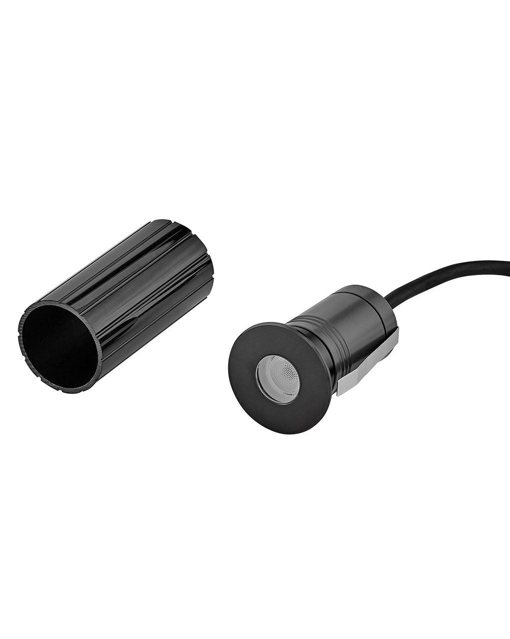Sparta - Dot LED Button Light in Stainless Steel Black