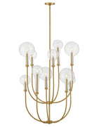 Alchemy LED Chandelier in Lacquered Brass