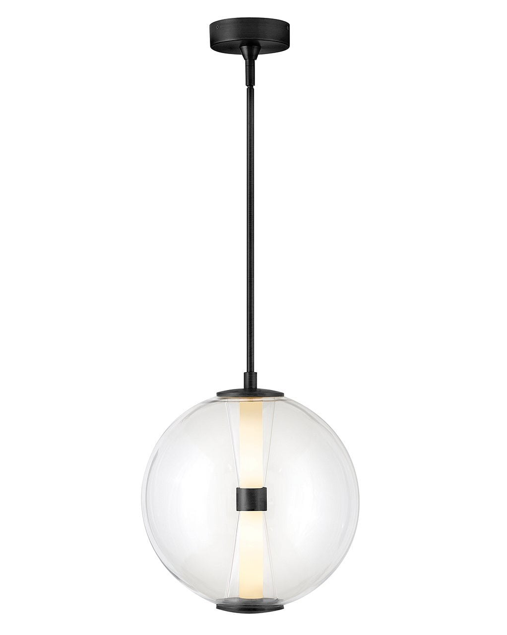 Elin LED Pendant in Black