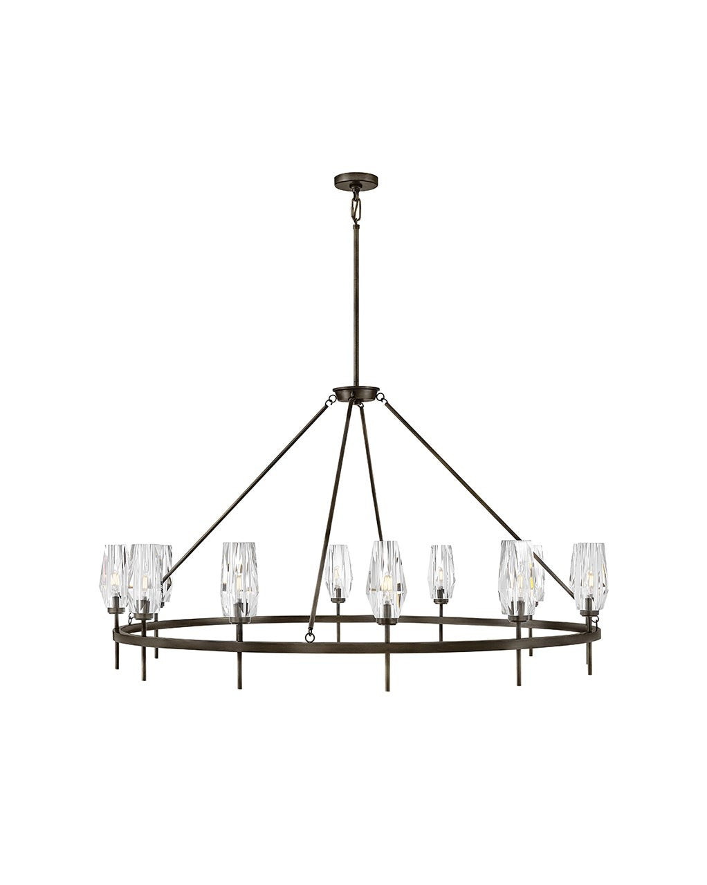 Ana LED Chandelier in Black Oxide