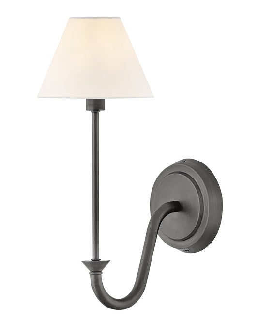 Greta LED Wall Sconce in Blackened Brass