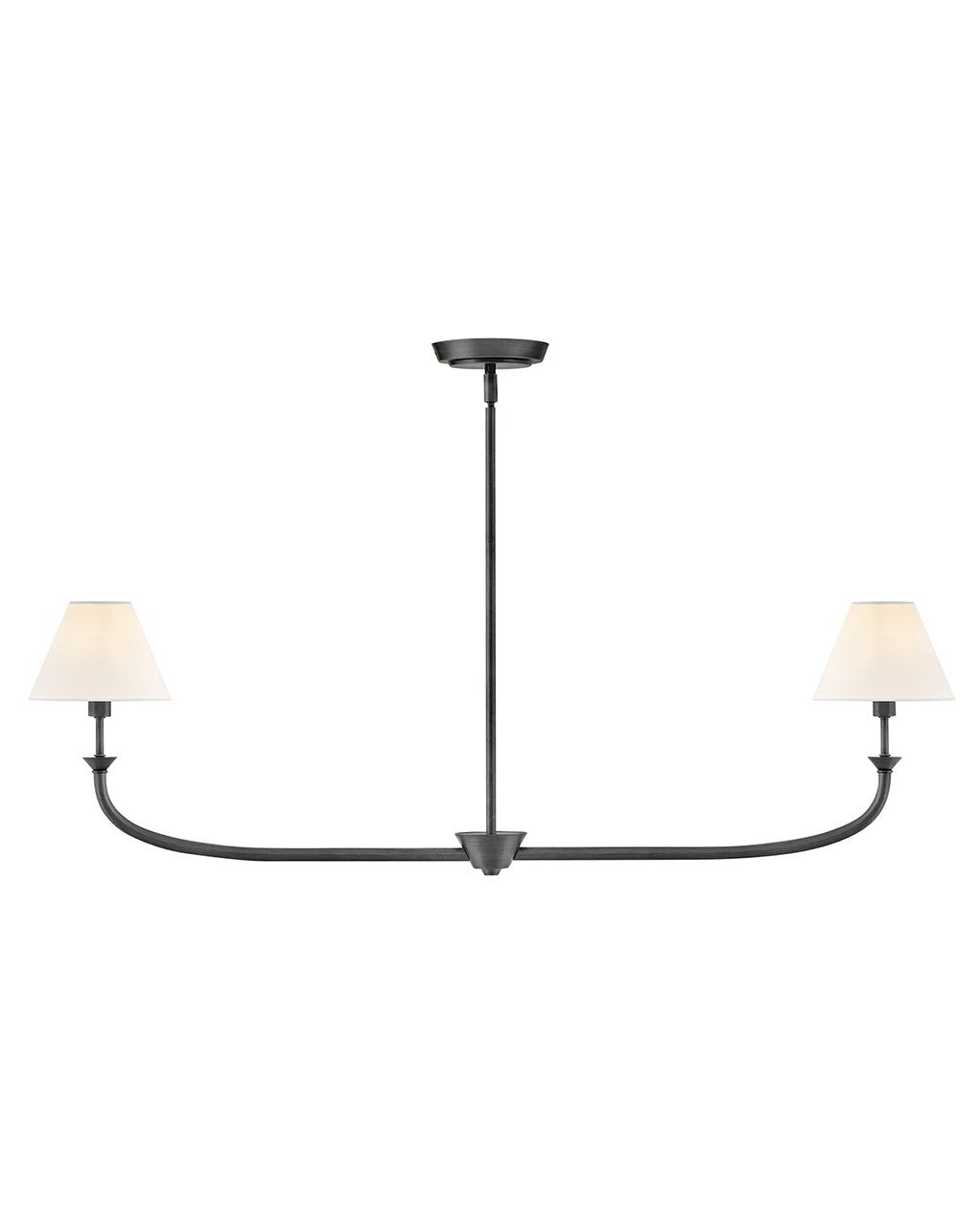 Greta LED Linear in Blackened Brass