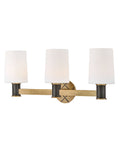 Declan LED Vanity in Heritage Brass