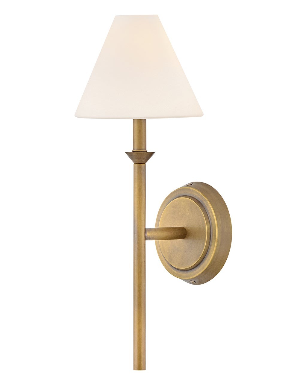Greta LED Wall Sconce in Heritage Brass