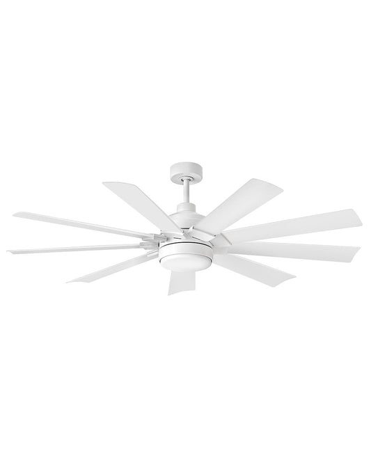 Turbine 60"Ceiling Fan in Chalk White