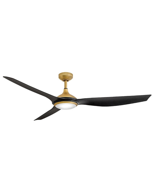 Talan 64"Ceiling Fan in Heritage Brass