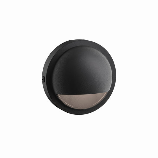 LED Deck Light in Textured Black