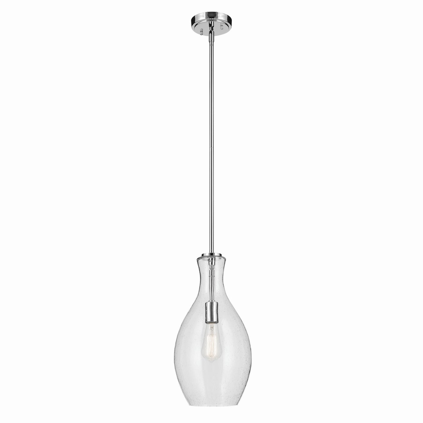 Everly One Light Pendant in Chrome