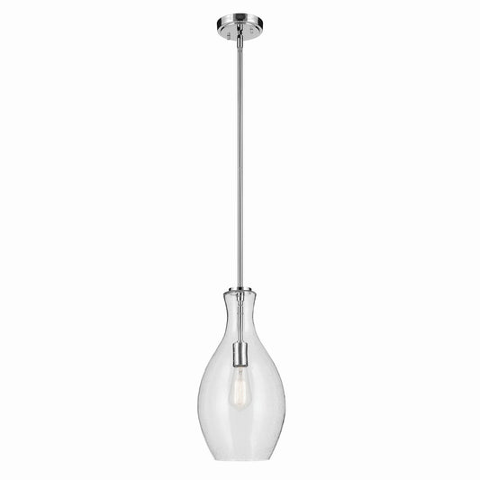 Everly One Light Pendant in Chrome