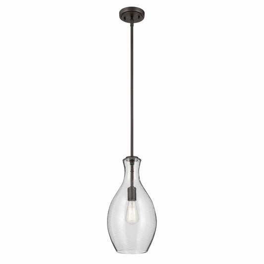Everly One Light Pendant in Olde Bronze