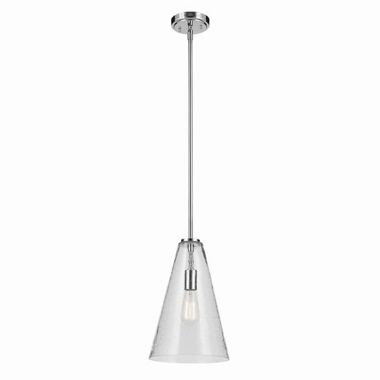 Everly One Light Pendant in Chrome