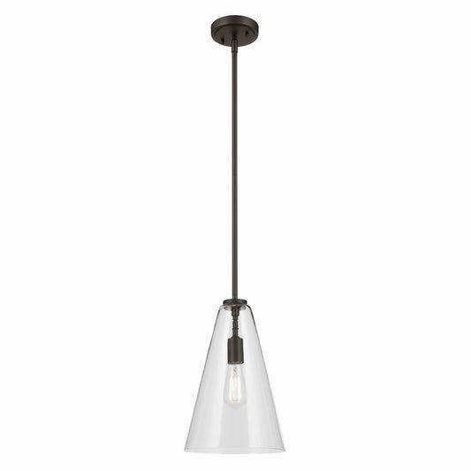 Everly One Light Pendant in Olde Bronze