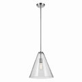 Everly One Light Pendant in Chrome