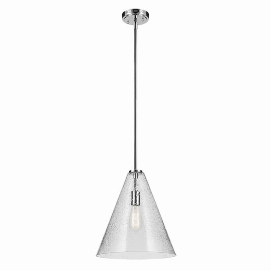Everly One Light Pendant in Chrome