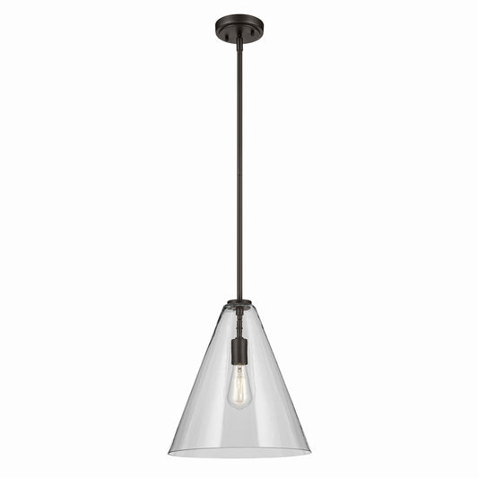 Everly One Light Pendant in Olde Bronze