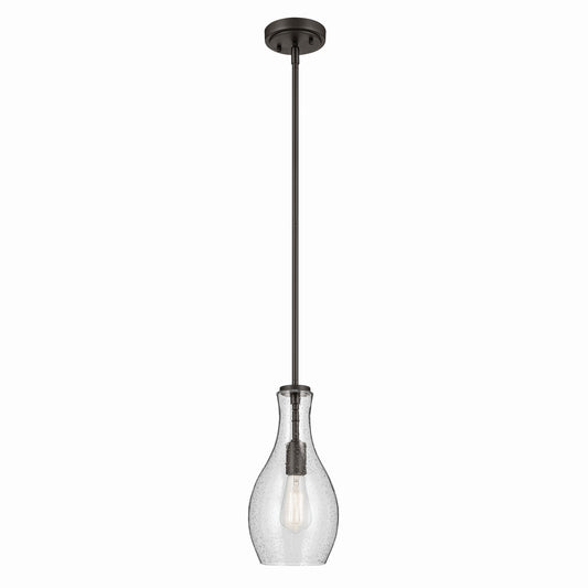 Everly One Light Pendant in Olde Bronze